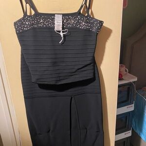 Elegant Black Sleeveless Dress
